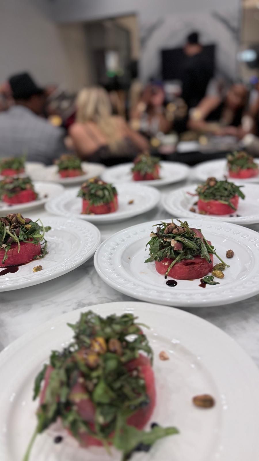 C|G Private Chef & Catering plated dish and event presentation