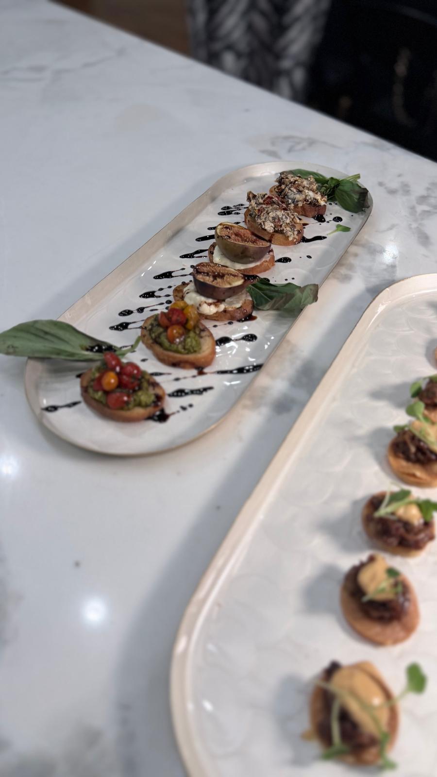 C|G Private Chef & Catering plated dish and event presentation